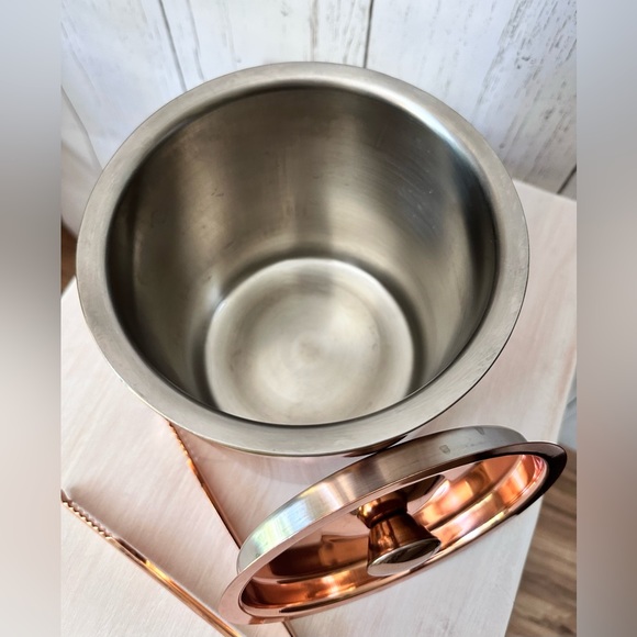 Mainstays 3 Quart Stainless Steel Ice Bucket,Copper / Dining - Picture 4 of 7